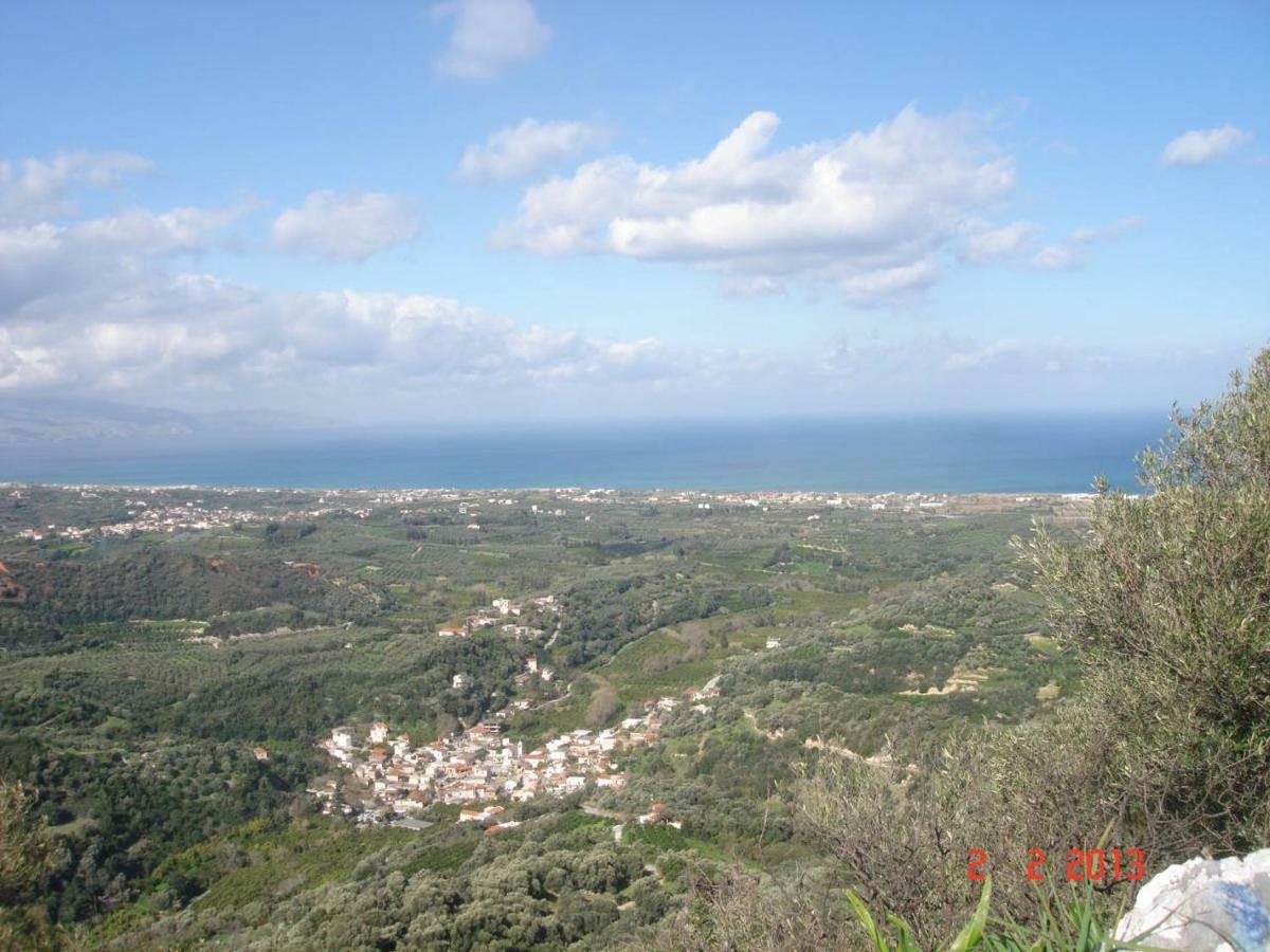 House With Sea View Close To Platanias Vrísai 외부 사진