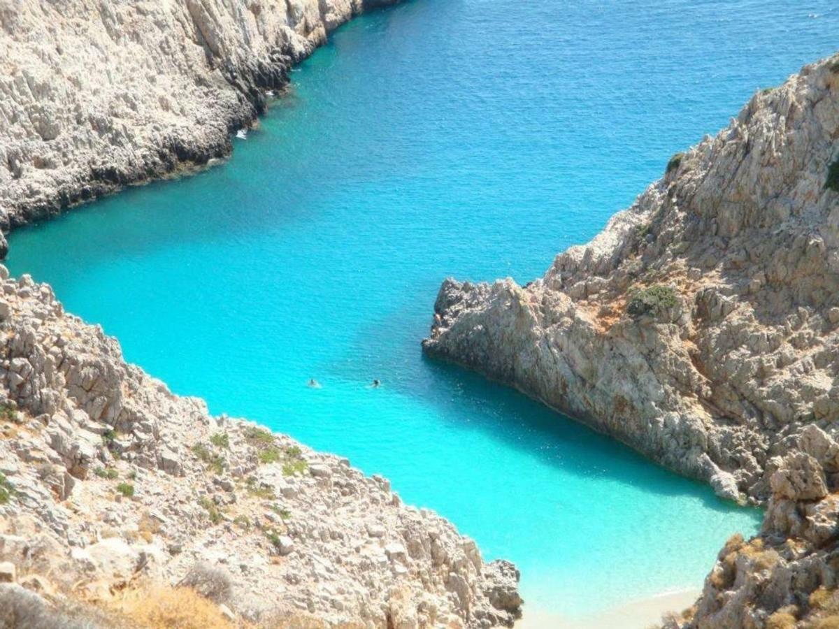 House With Sea View Close To Platanias Vrísai 외부 사진